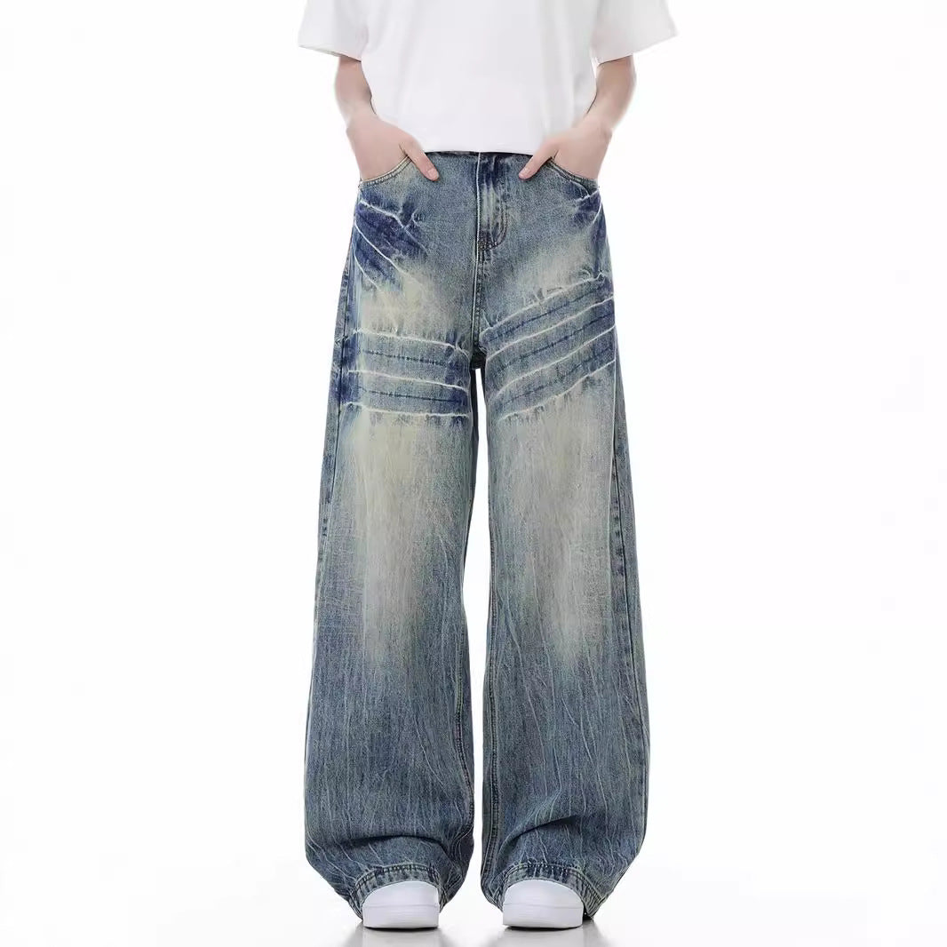 Loose Wide Leg Jeans American High Street