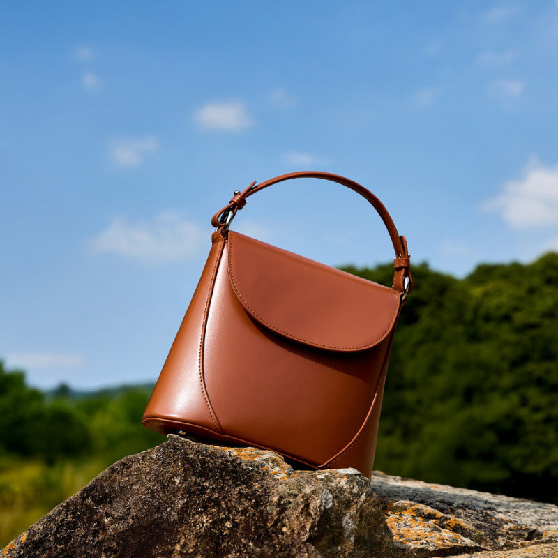New Simple Round High-grade Shoulder Bag