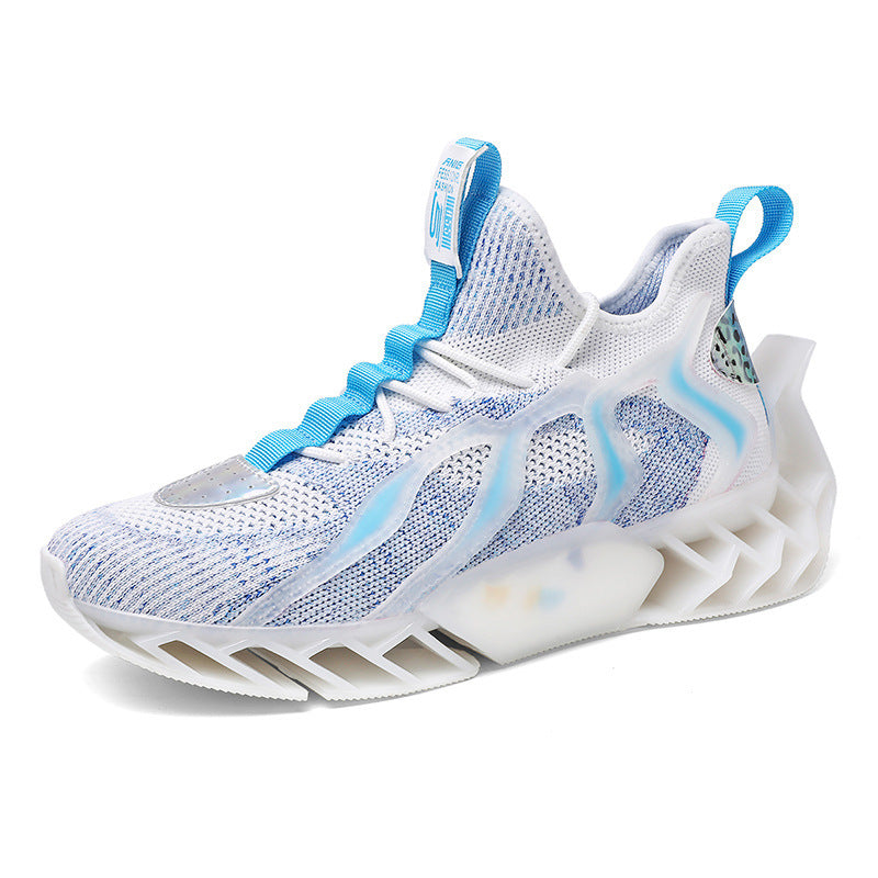 Flying Woven Leisure Thick Soled Sports Shoes For Men and women