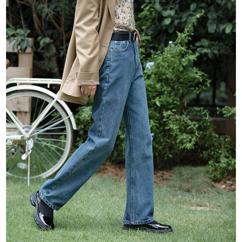 Wide-leg pants straight-leg pants