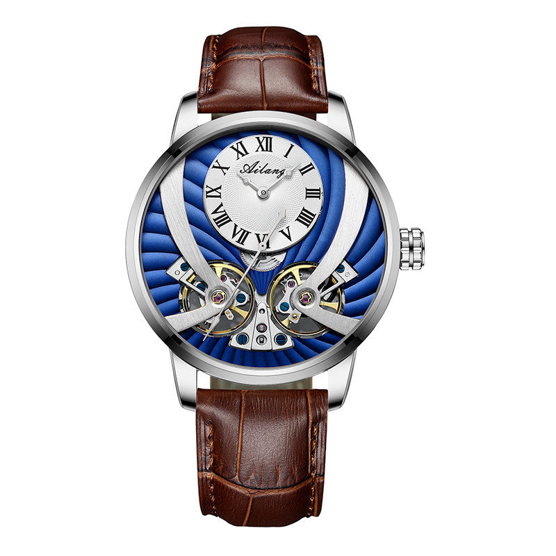 New unisex Automatic Hollow Mechanical Watch