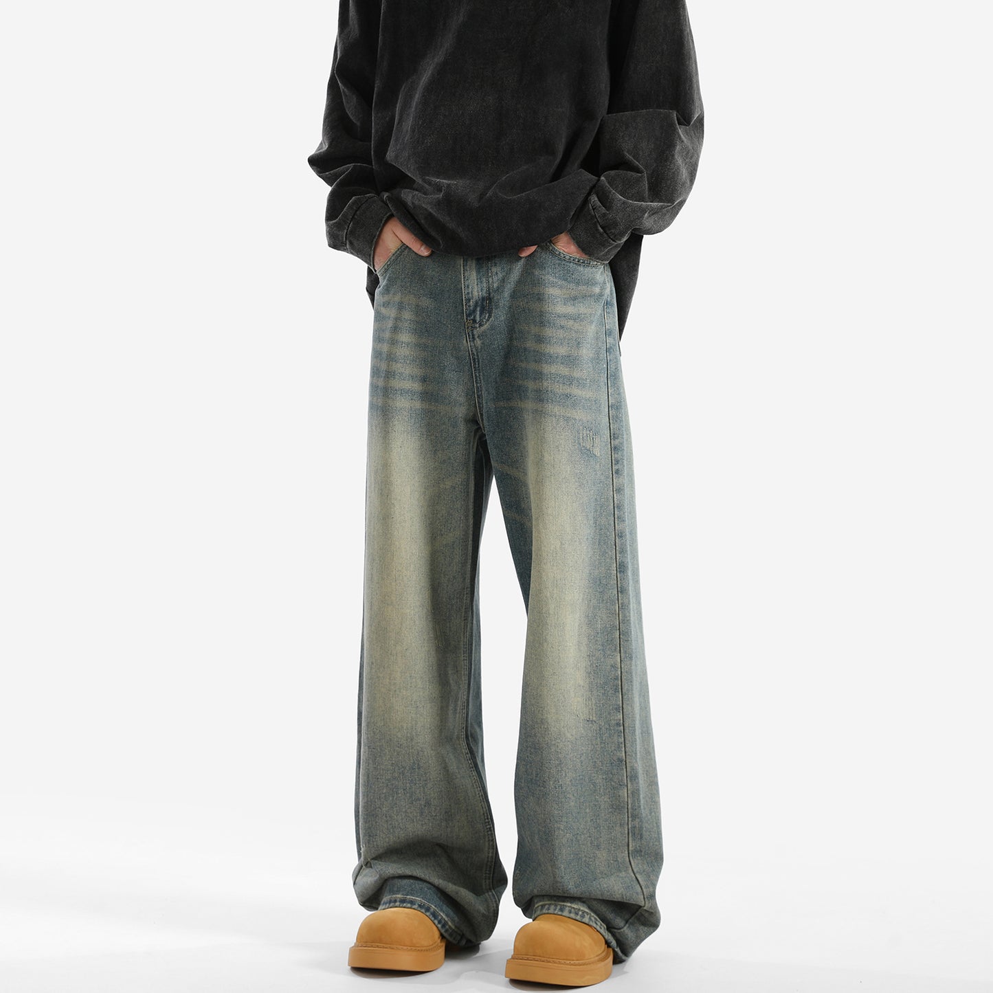 Retro Loose Pants For Men Spring And Autumn