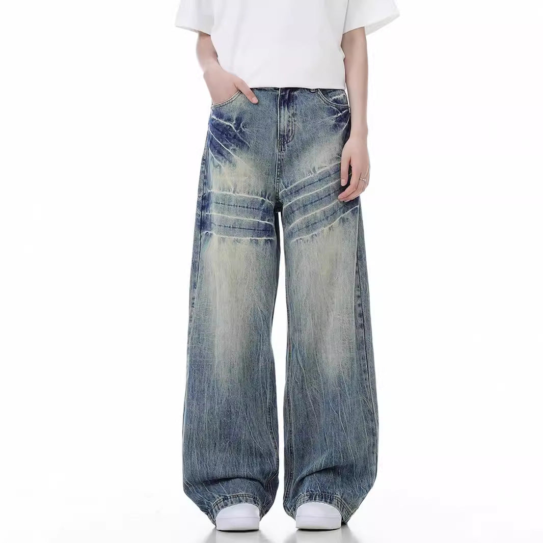 Loose Wide Leg Jeans American High Street