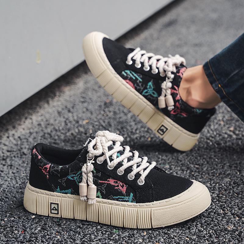 Trendy Wild Four Seasons Canvas Sneakers
