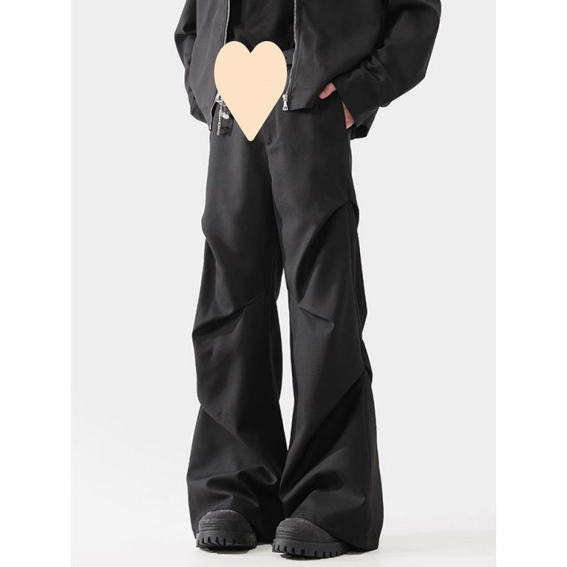 Fashionable Three-dimensional Pleated Casual Pants For Men