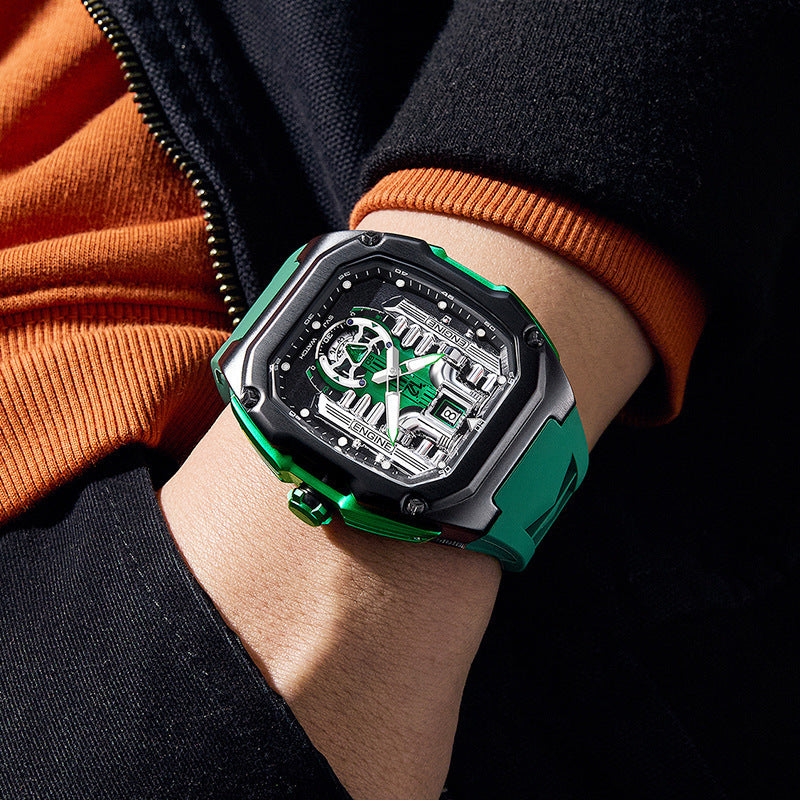 Three-dimensional Hollow Quartz Transparent Bottom