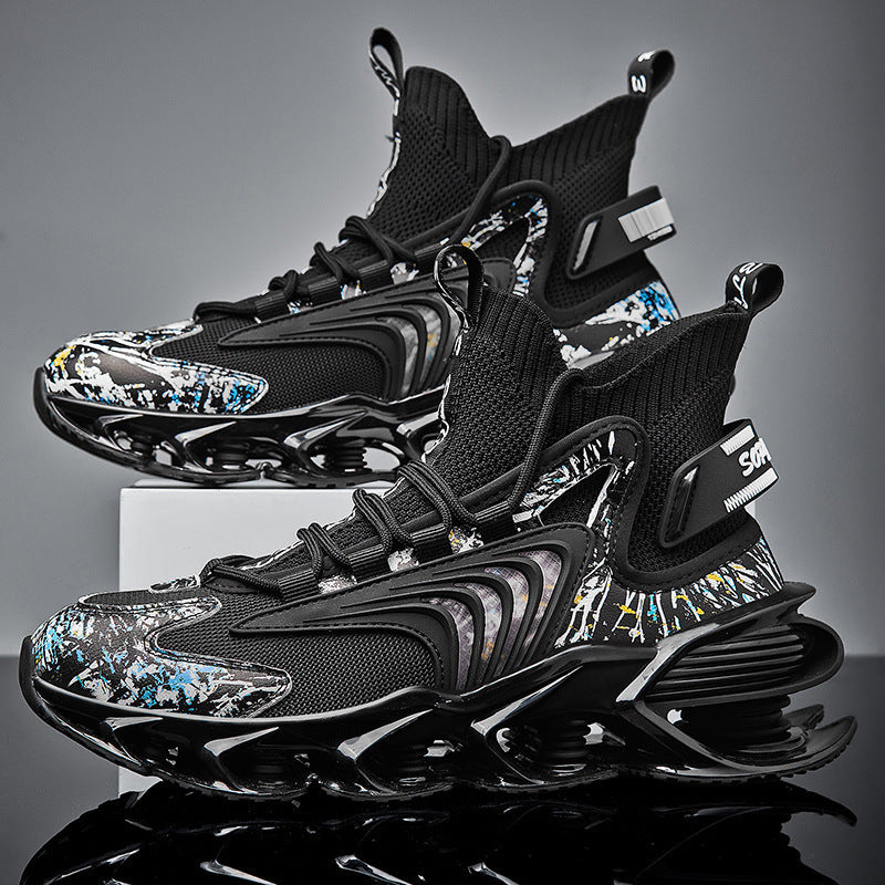 Flying Woven Large Size Mesh Men's and women's Shoes