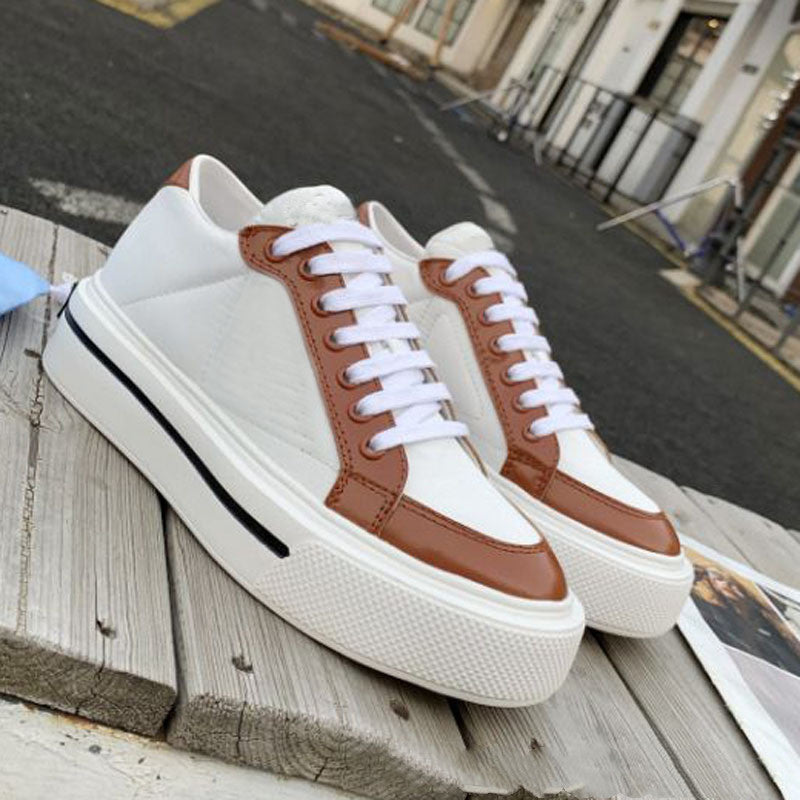 Platform White Shoes Trifle Casual