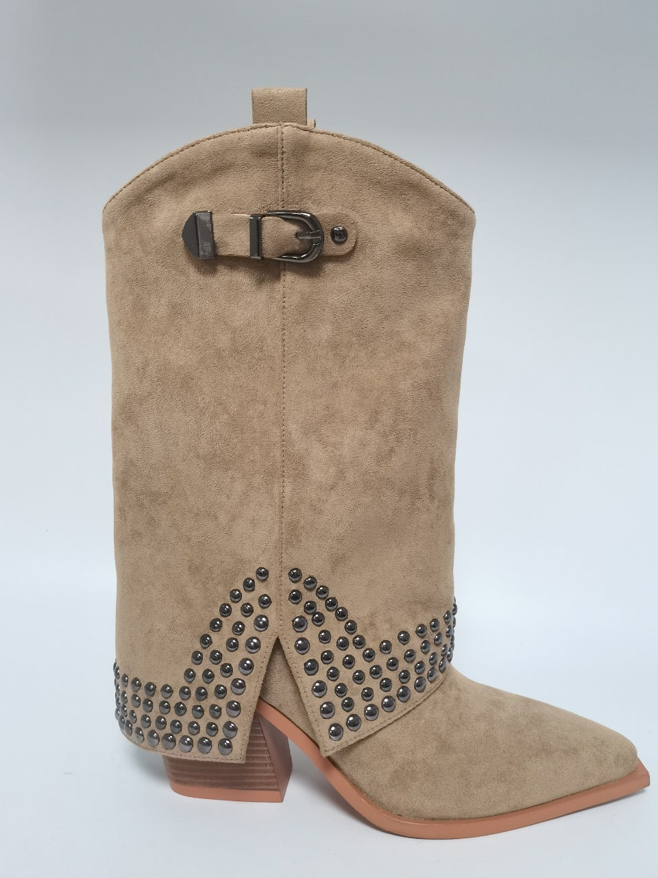 Spring And Autumn Pointed Knight Boots Women