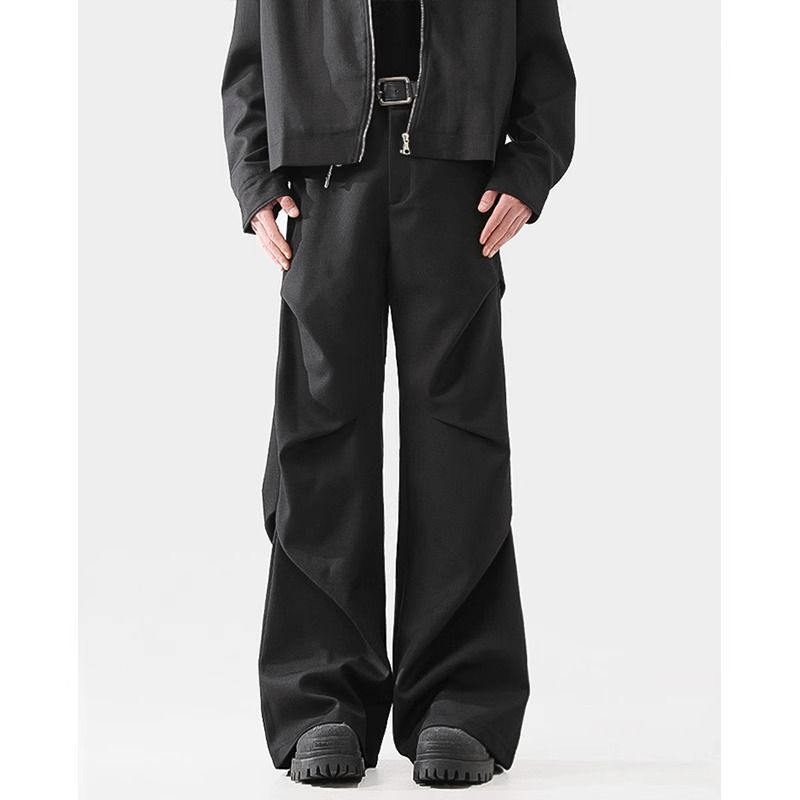 Fashionable Three-dimensional Pleated Casual Pants For Men