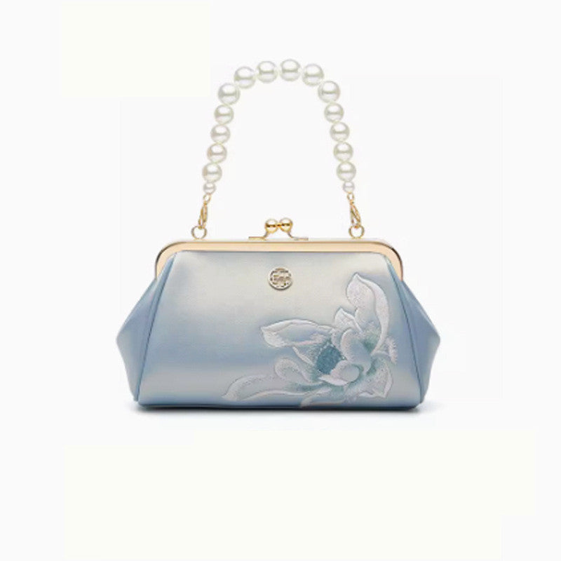 Clutch Bag Clothing Bag Hand Embroidered Cowhide Small Bag