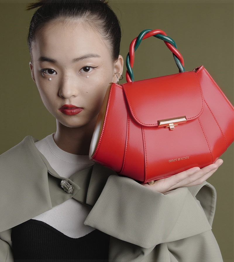 Crossbody Shell Bag Exquisite Contrast Color Women's Fashion All-matching