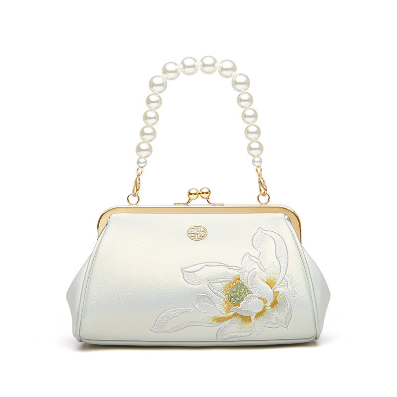 Clutch Bag Clothing Bag Hand Embroidered Cowhide Small Bag