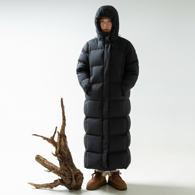 Down Jacket Goose Down Outdoor Thickened Ultra-long Coat