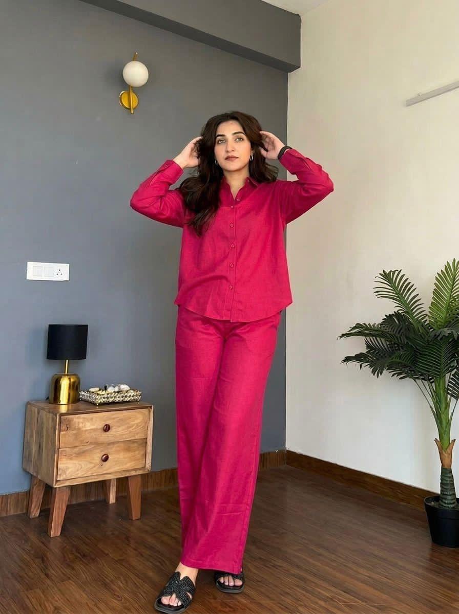 TATVANI Pure Cotton Co-Ord Set