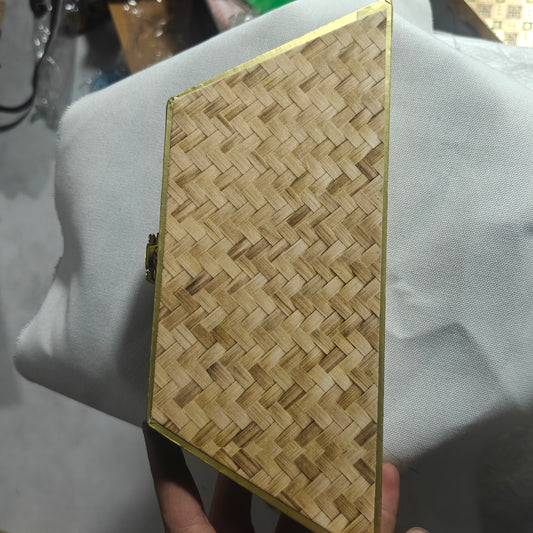 Bagveda Rustic weave jewelry and keepsake storage box