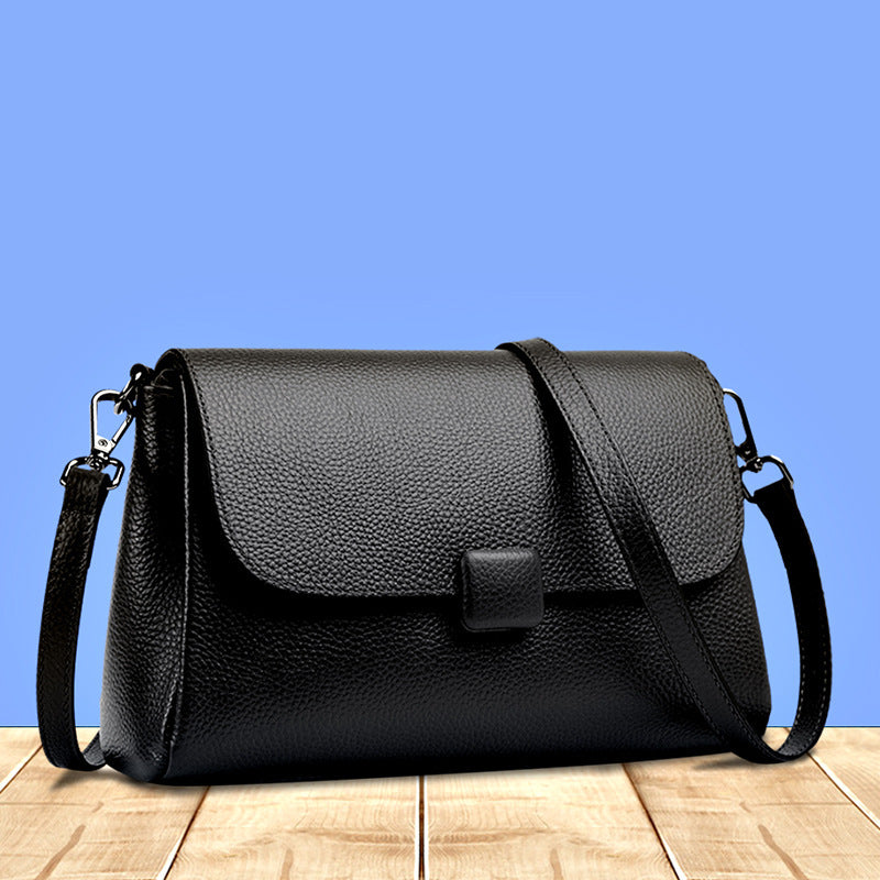 Leather Shoulder Bag Women's Cowhide All-matching