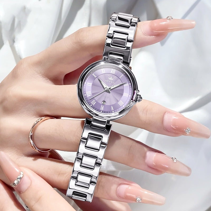 Scale Quartz  Waterproof Sheet Calendar Women's Watch