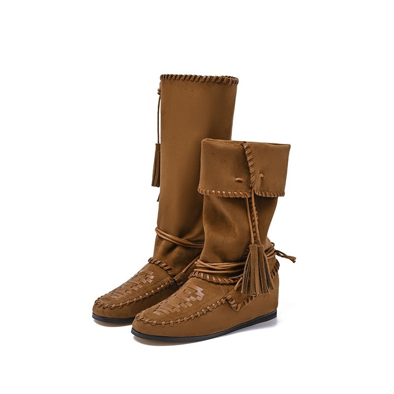 Slimming Sense Of Relaxation Western Cowboy Boot