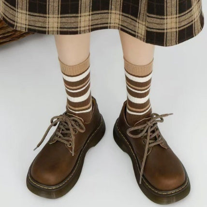 Women's Vintage Style Thick-soled Martin Shoes