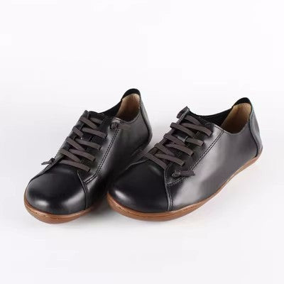 First Layer Cowhide Plus Size Handmade Shoes Women