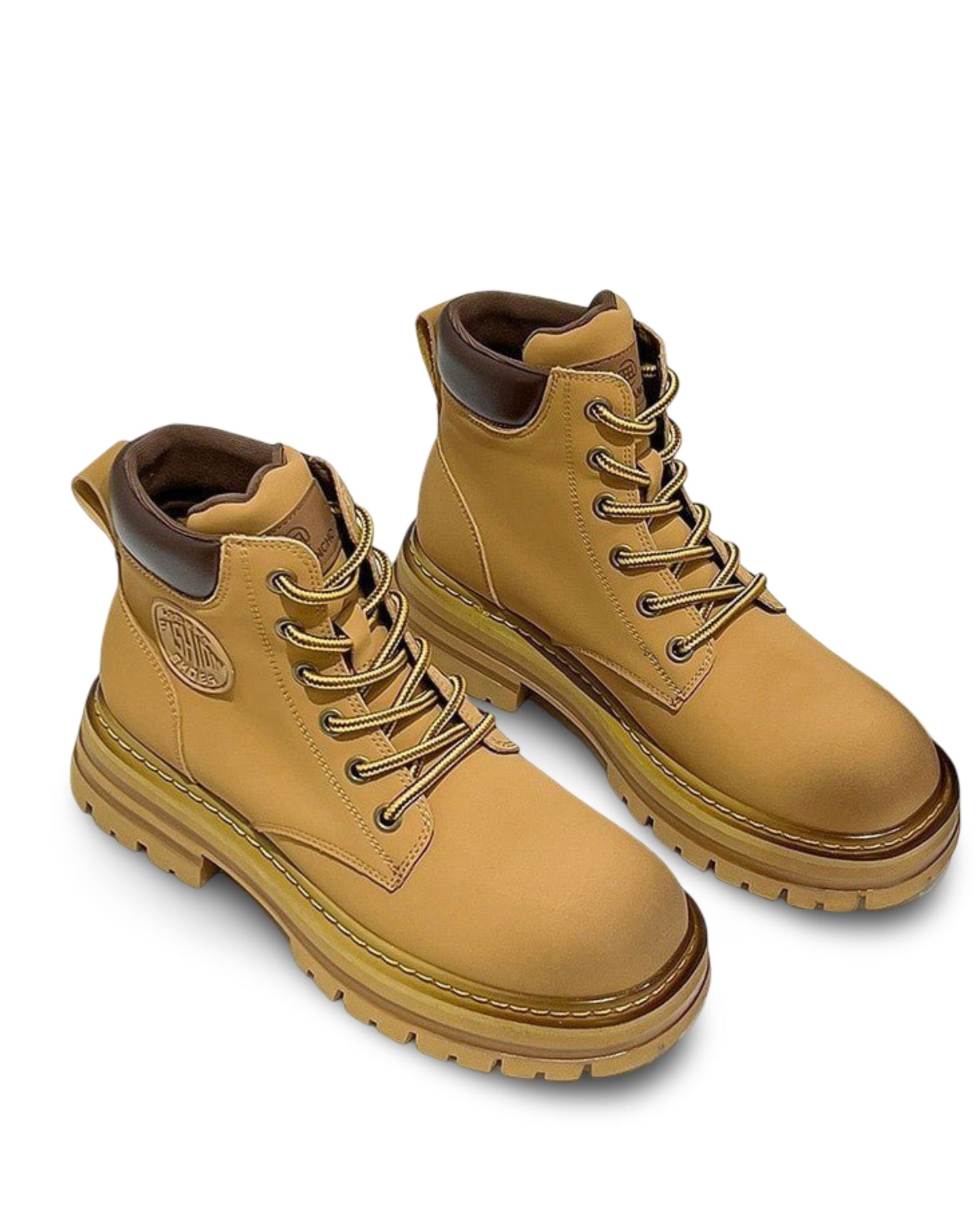 Genuine Leather Elevator Martin Boots Women's Thick Bottom All-matching