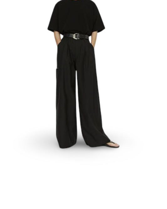 Women's Loose Flared Wide Leg Casual Trousers