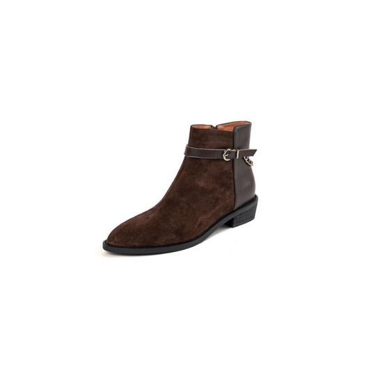 Sheepskin Leather Ankle Boot