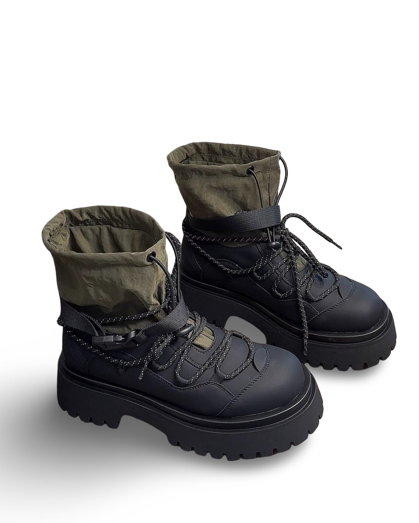 Retro Hiking Handsome Platform Worker Boot Women
