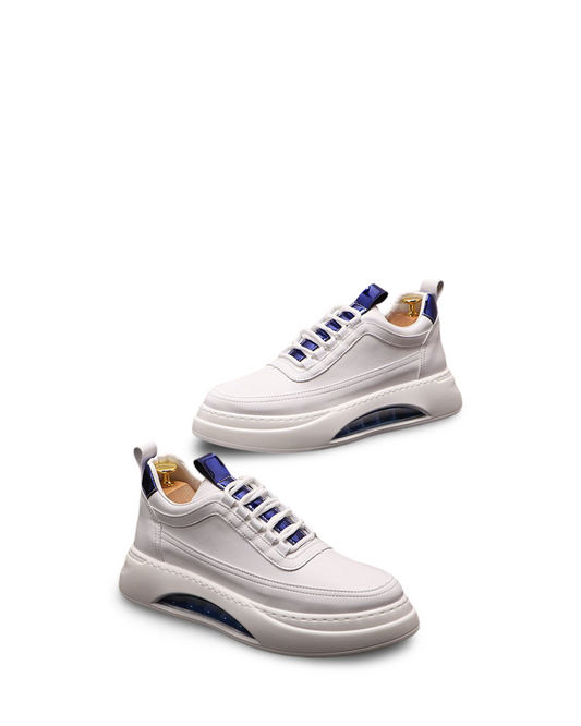 Fashion Trendy Men's Casual Shoes With White Thick Sole