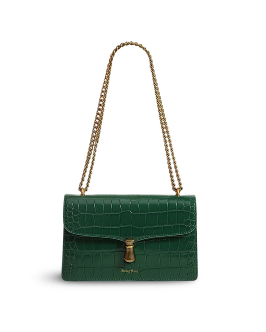 Niche Leather Women's One-shoulder Messenger Chain Bag