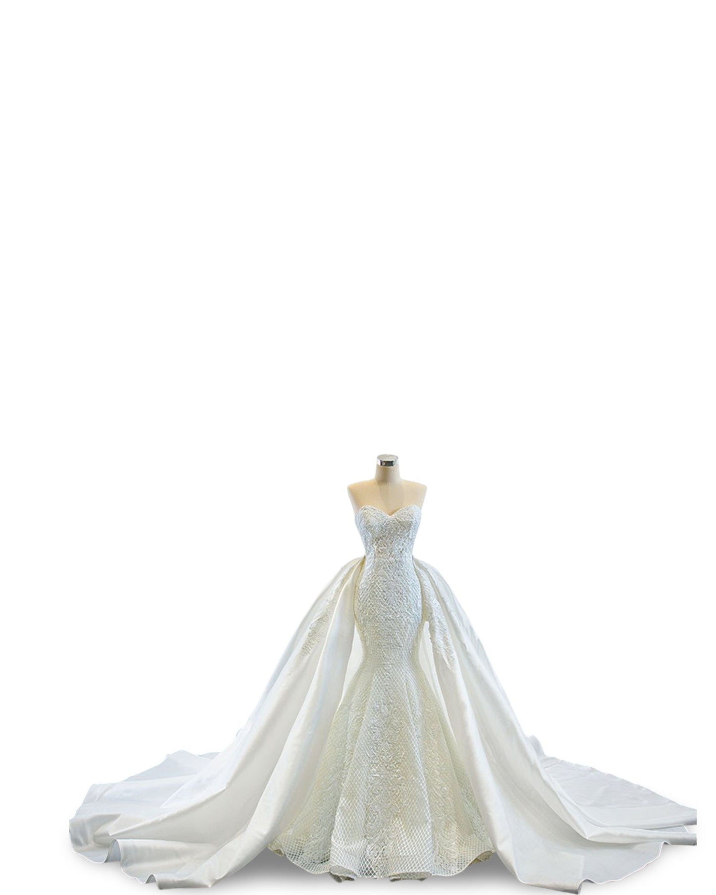 The Wedding Dress Wears Two Fishtail Tail Tube Tops, The Temperament Is Thin And Dreamy