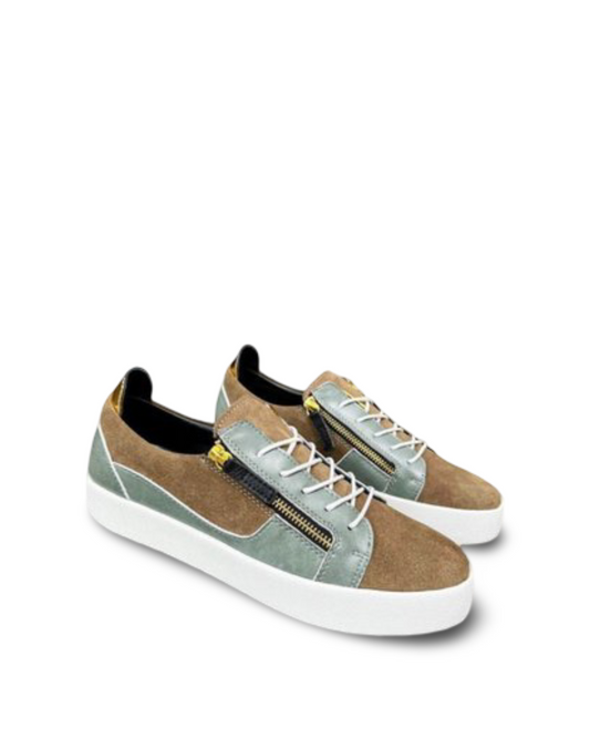 European Station Men's Cowhide Fashion Casual Board Shoes