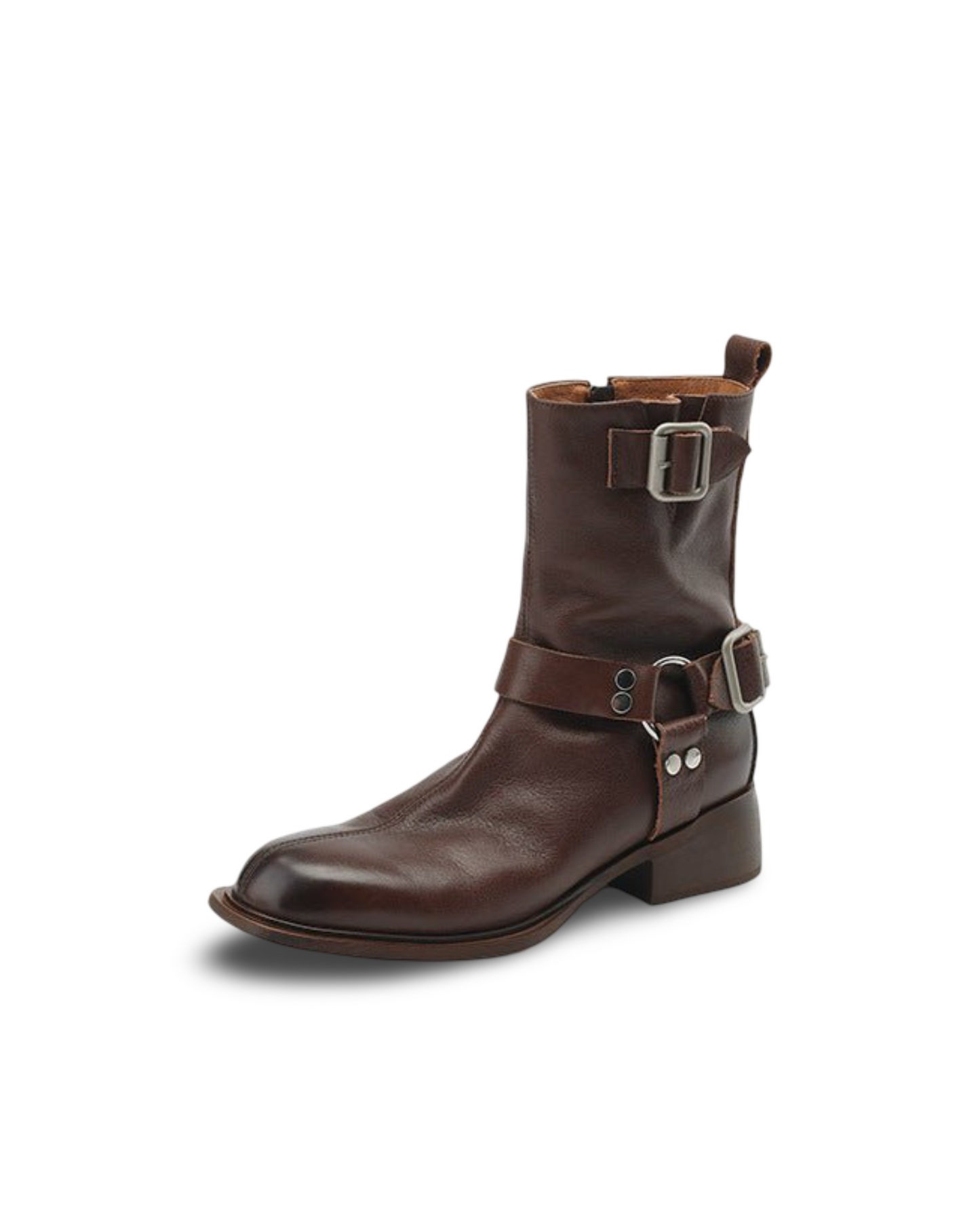 Women's Retro All-matching Chunky Heel Short Boots