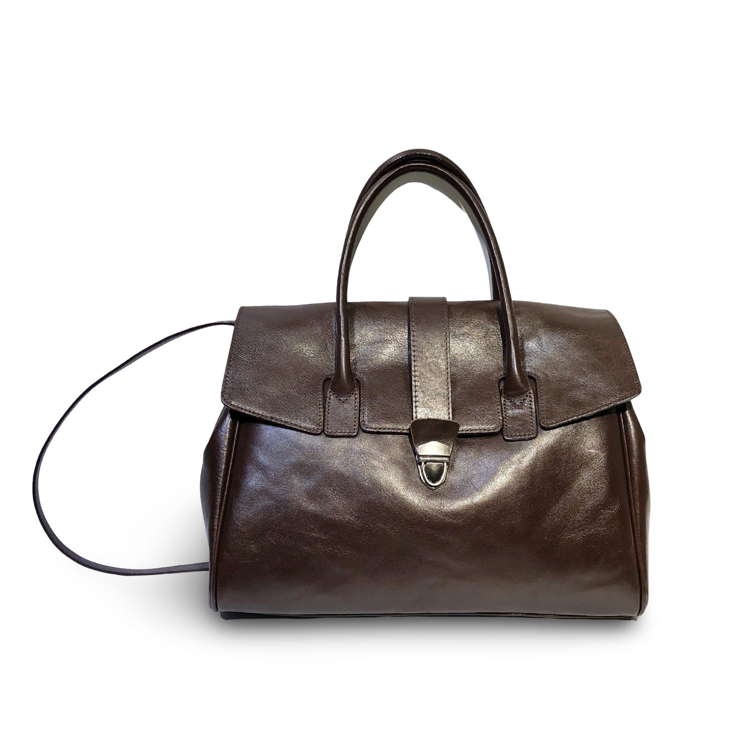 Genuine Leather Bag Vintage Handmade First Layer Vegetable Tanning Leather