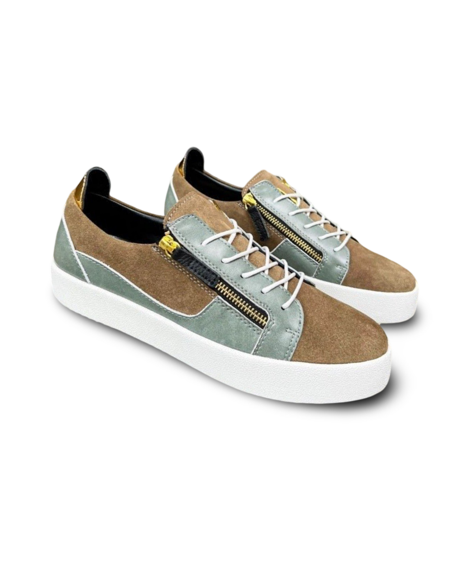 European Station Men's Cowhide Fashion Casual Board Shoes