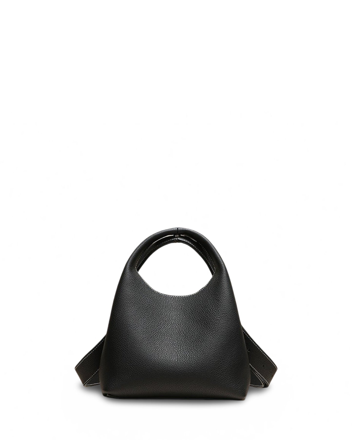 Women's Fashionable Temperament Top Layer Cowhide Leather Crossbody Bag