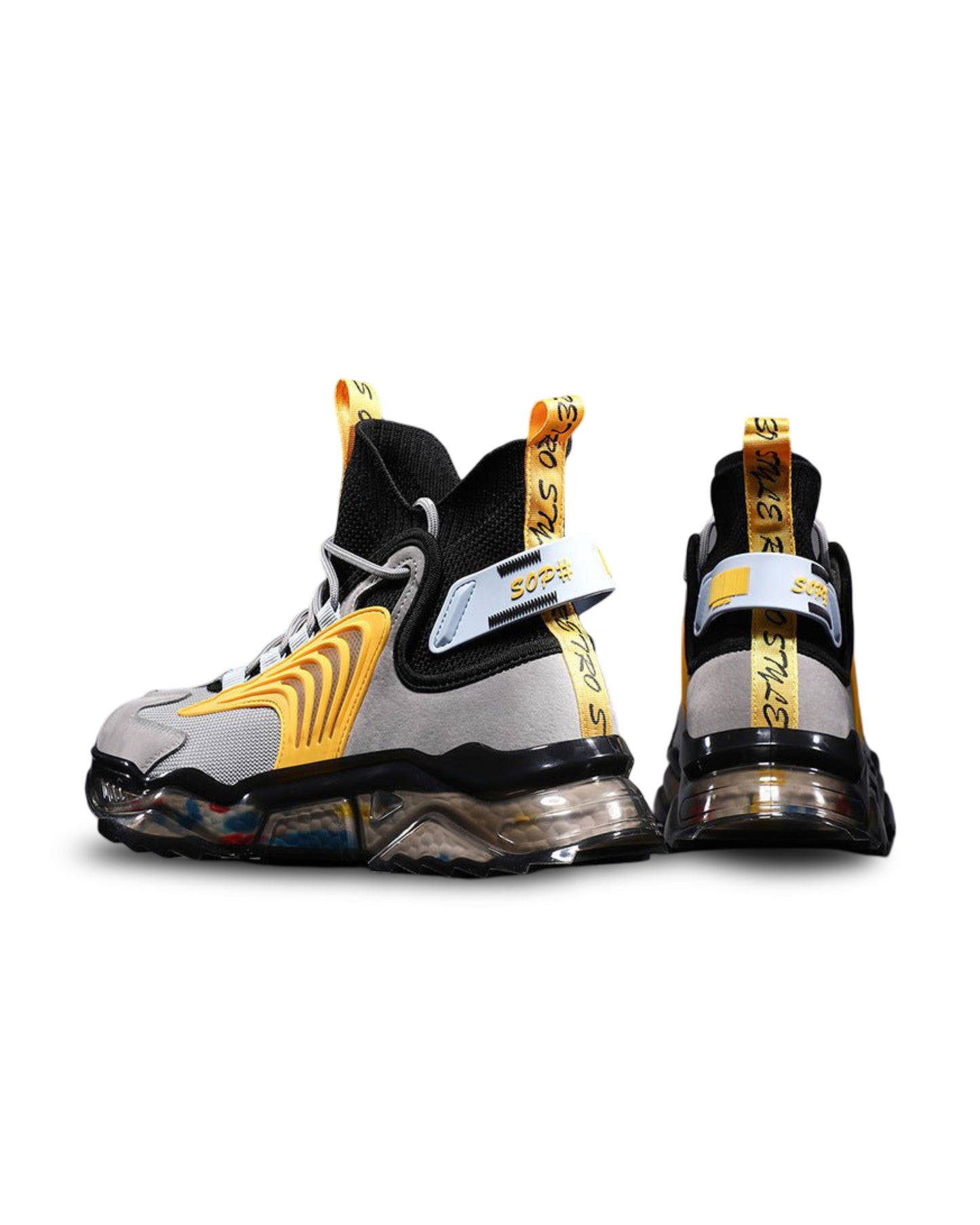 Men's and women's Shoes High Top Shoes Thick Soled Breathable Casual Shoes