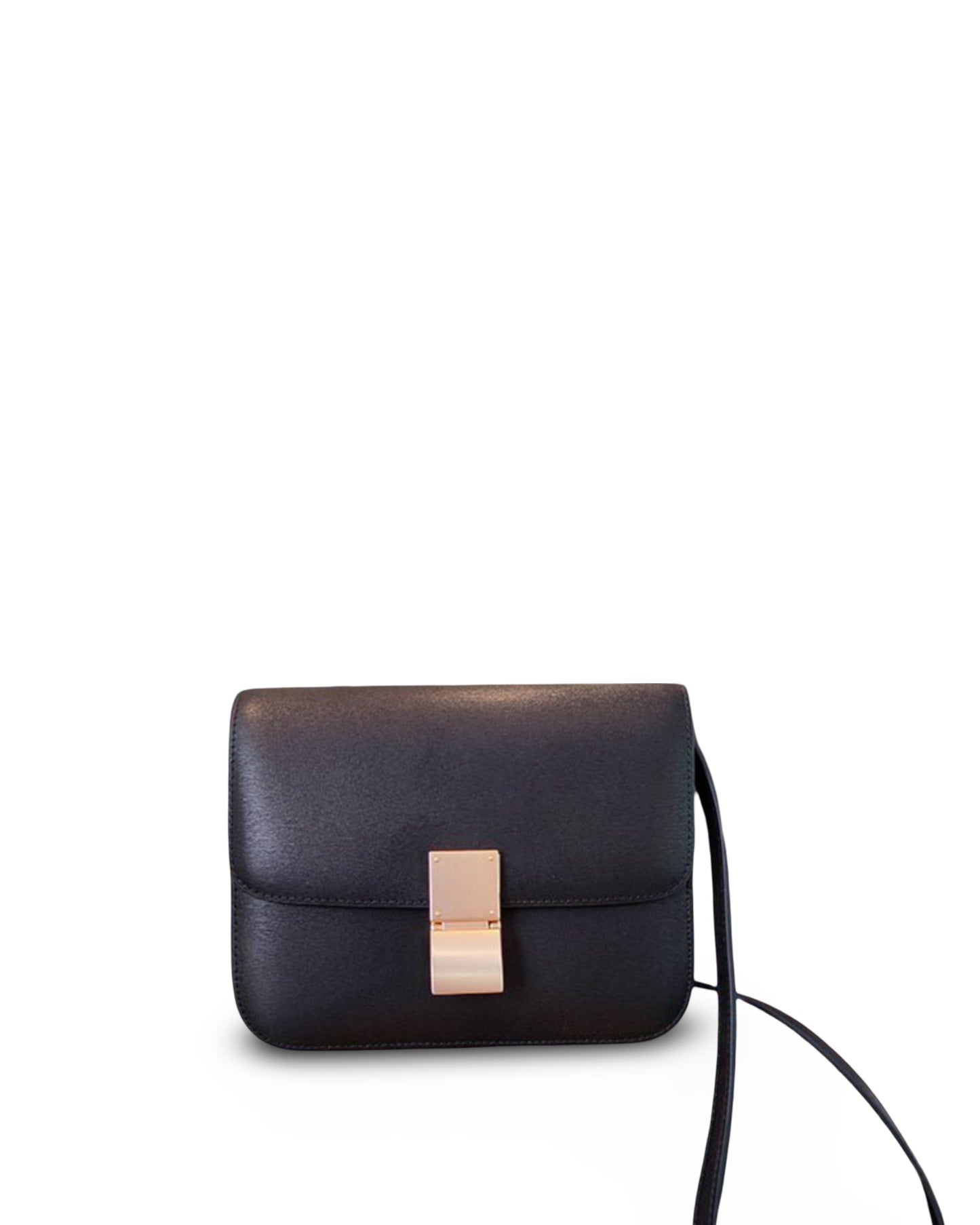 Leather Tofu Bag Box One Shoulder Messenger