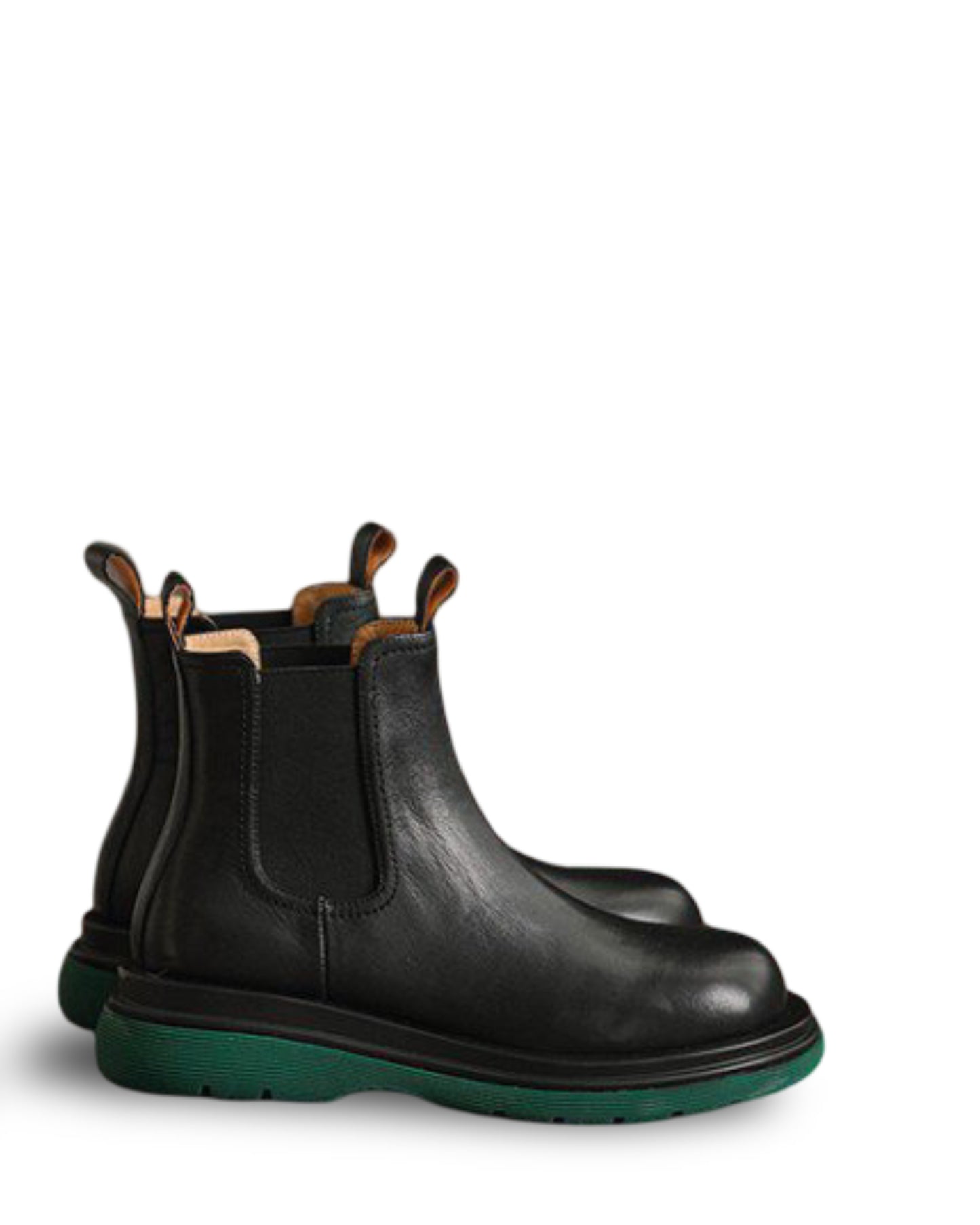 New Thick-soled Martin Boots Elastic Band Low Tube