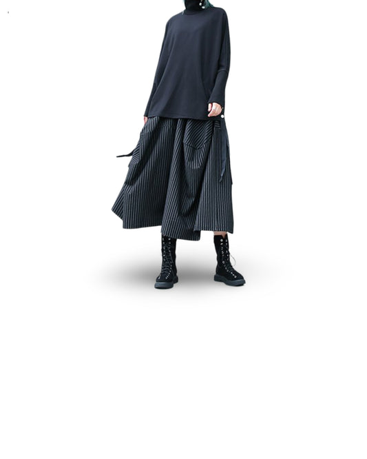 Cropped high waist pants