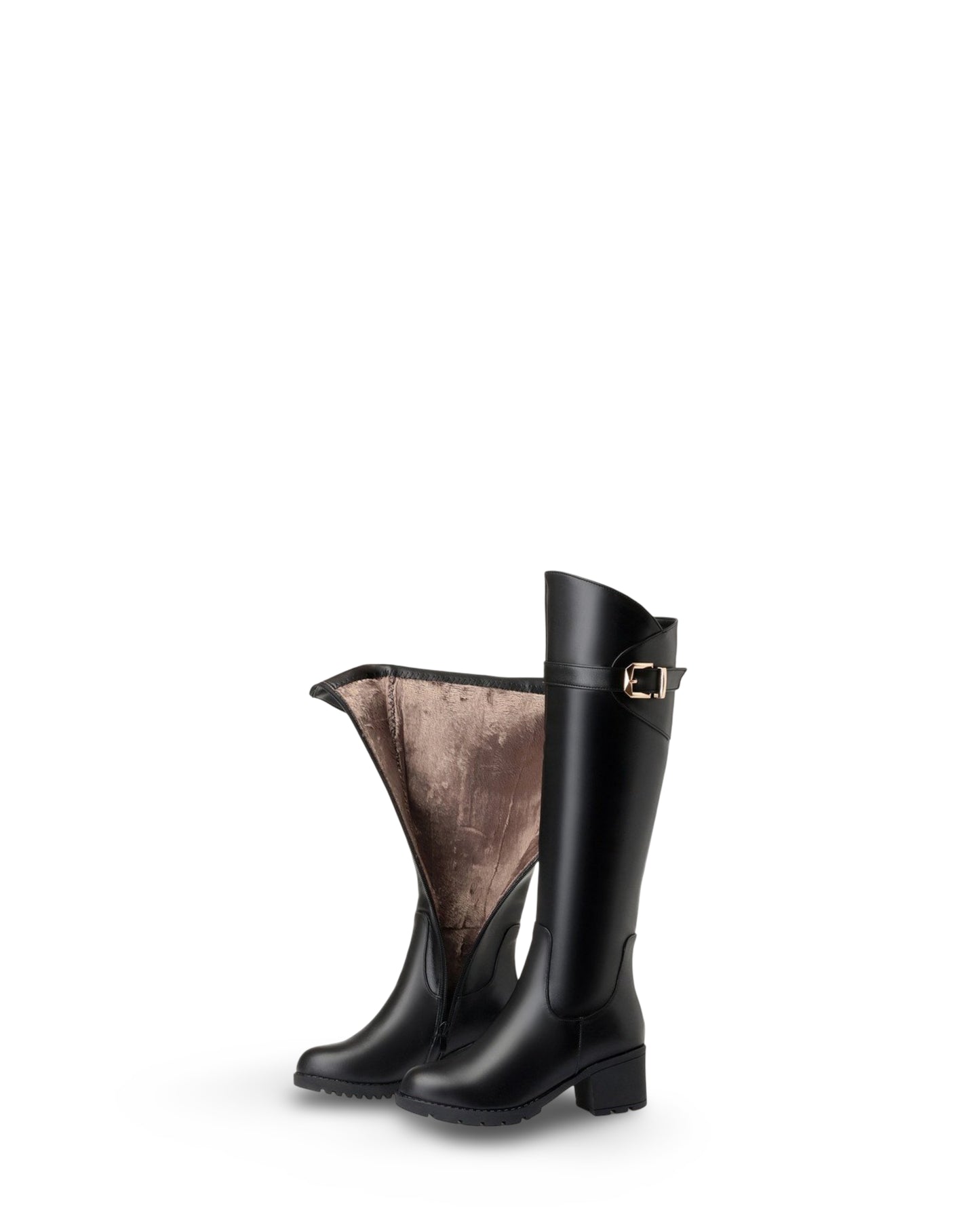 Round Head Women's Sleeve Long Rider Boots