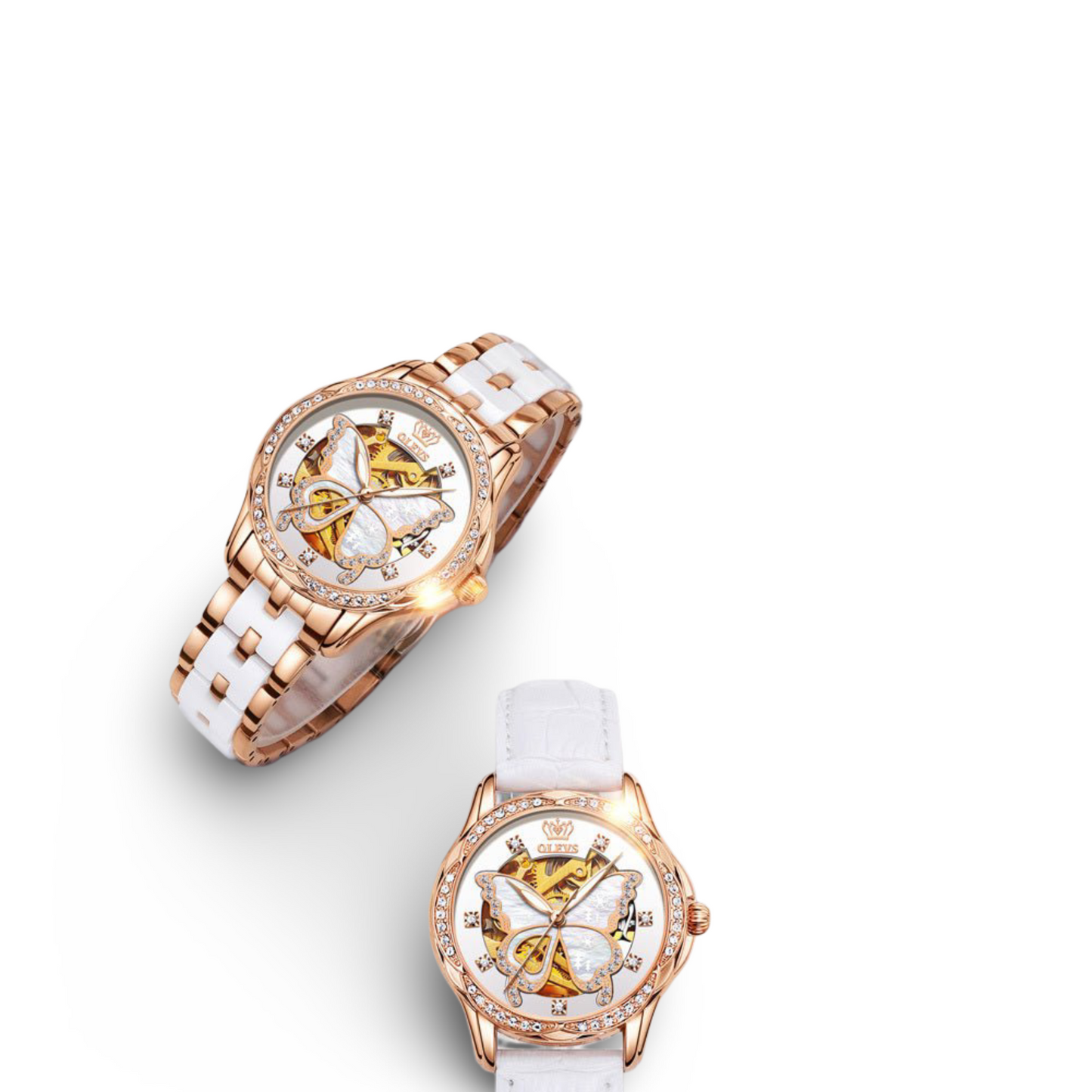 Ladies Automatic Mechanical Watch Gift Box Set