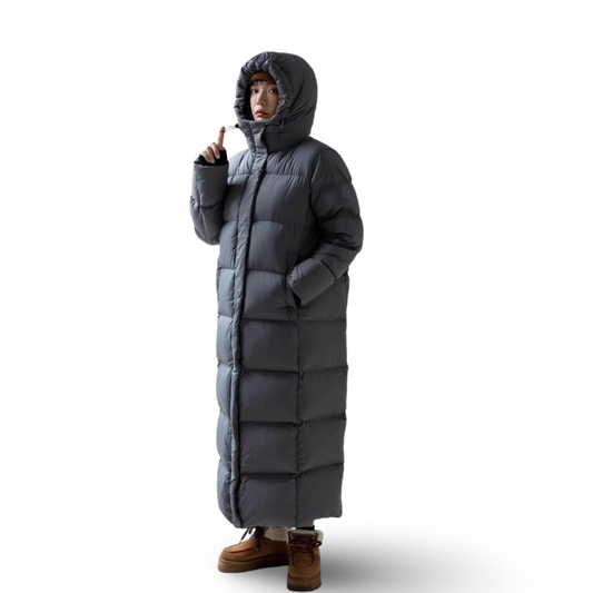 Down Jacket Goose Down Outdoor Thickened Ultra-long Coat