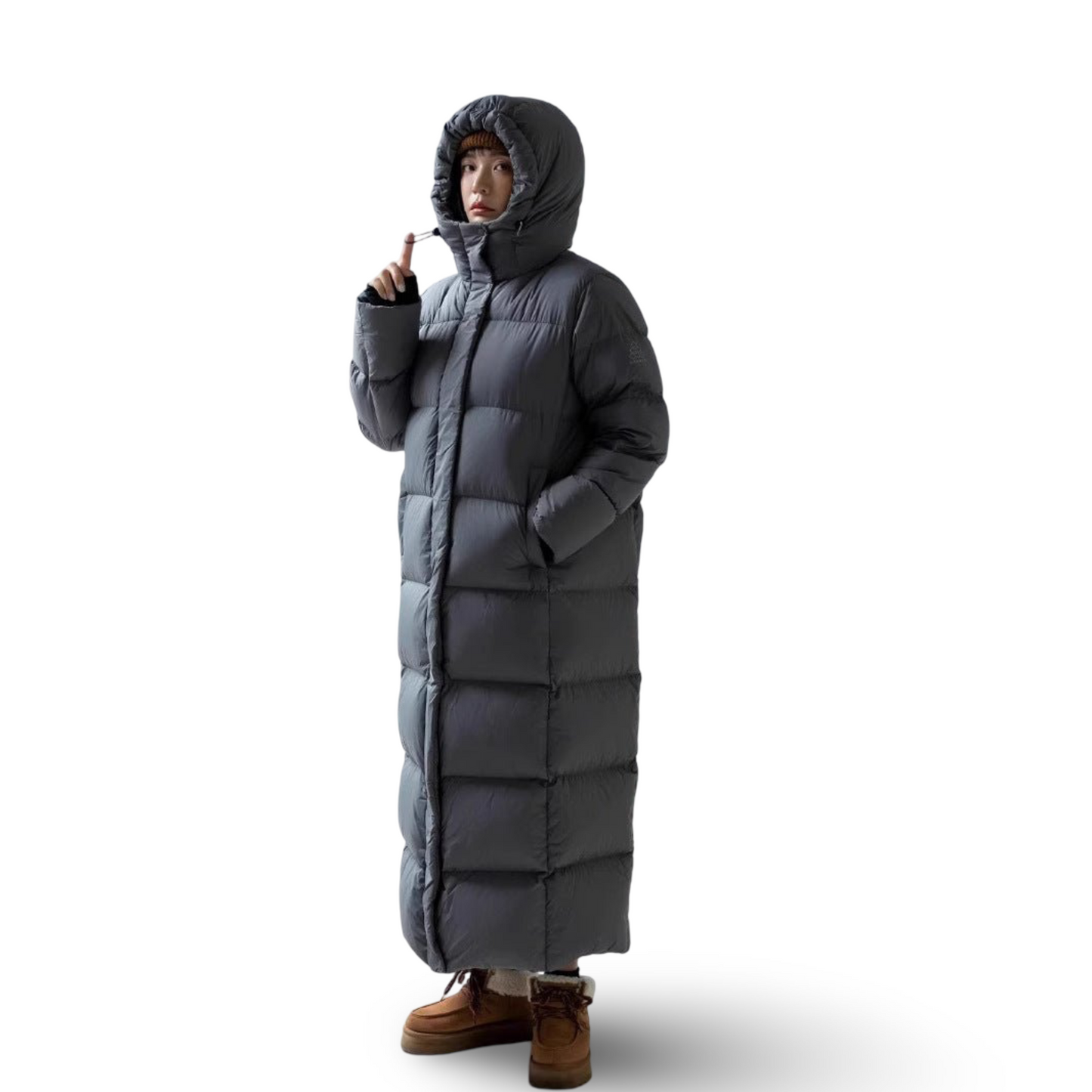 Down Jacket Goose Down Outdoor Thickened Ultra-long Coat