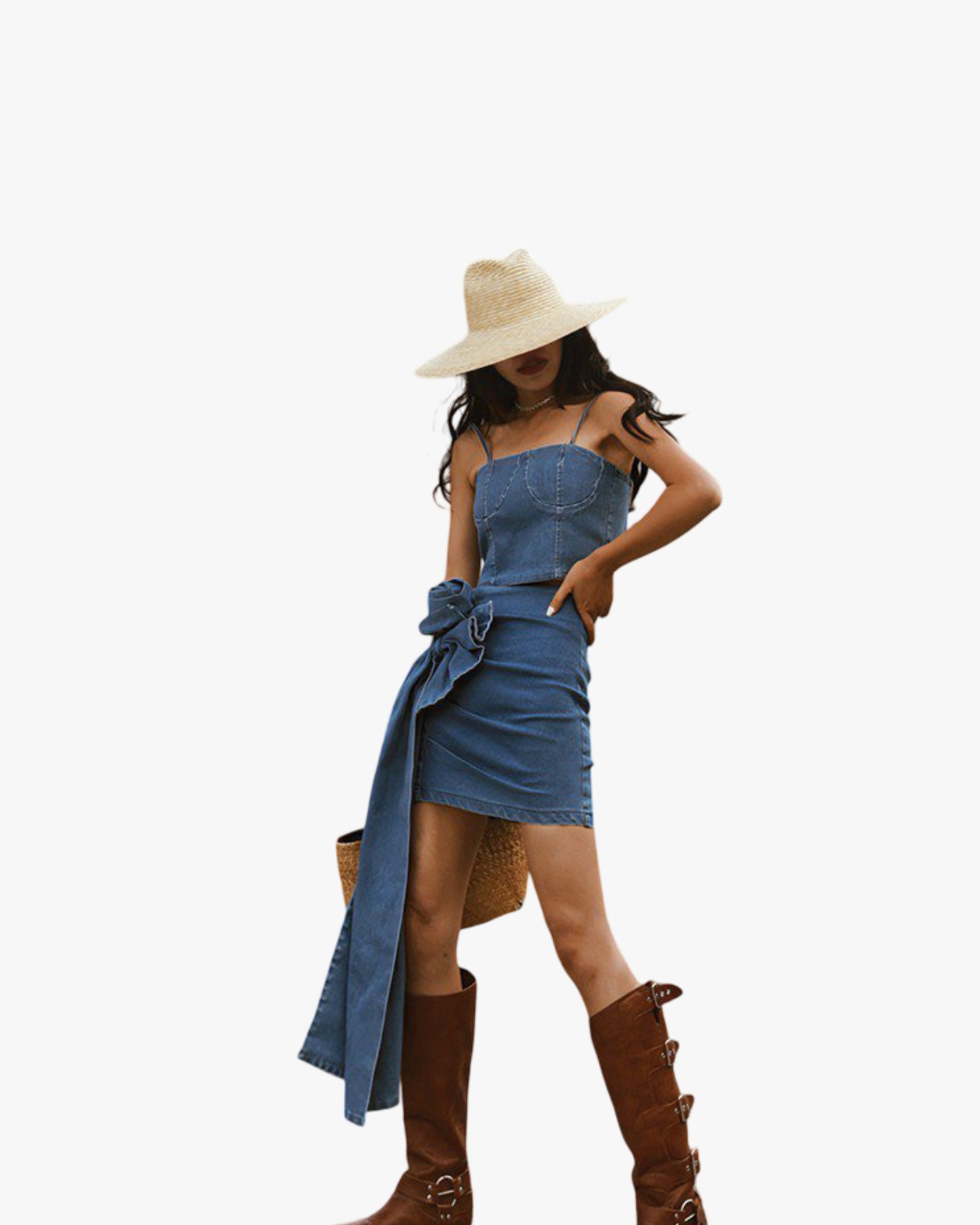 Thai Spicy Girl Style Short Strap Tank Top