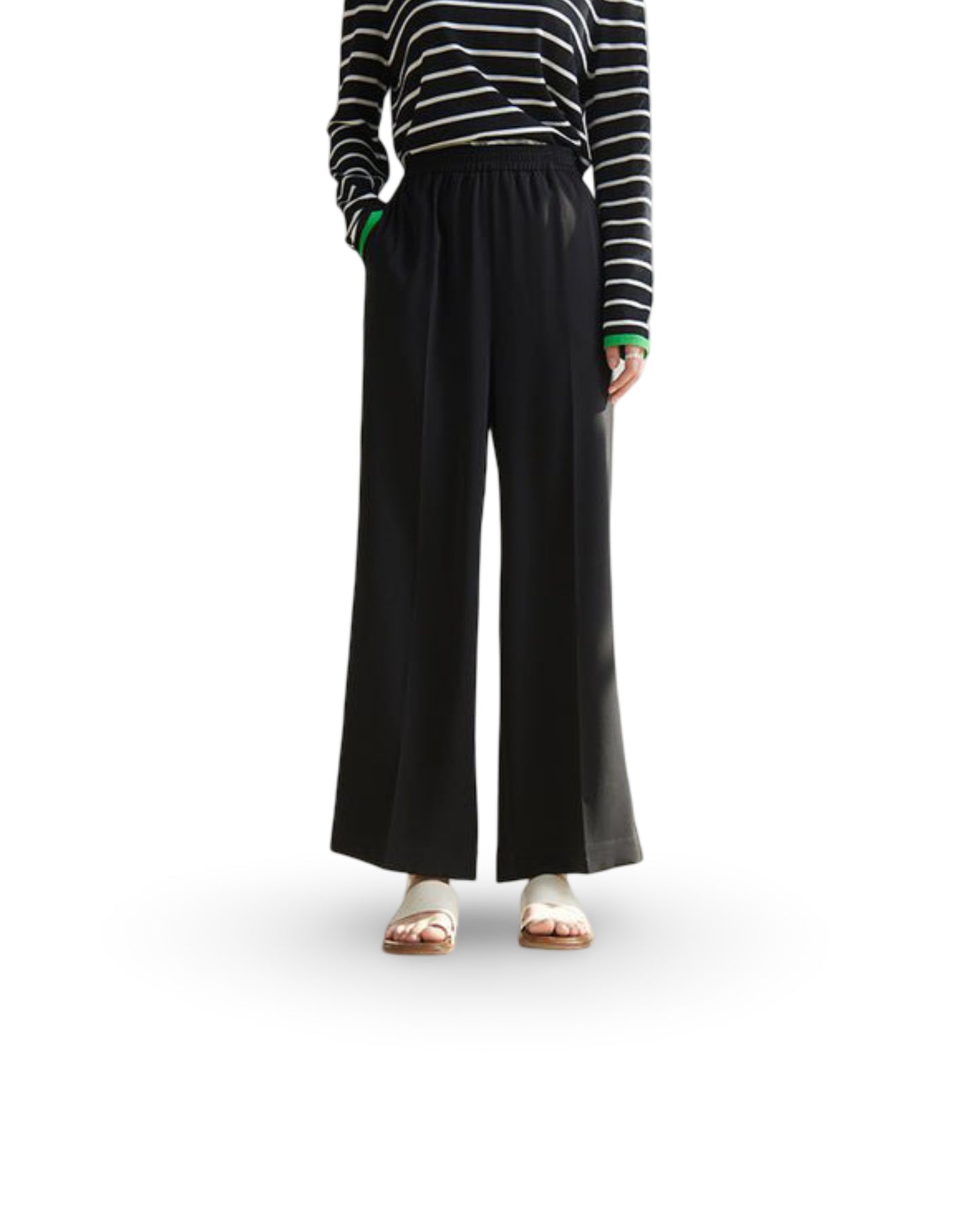 Plus Size Women's Simple Commute All-matching Straight Casual Pants