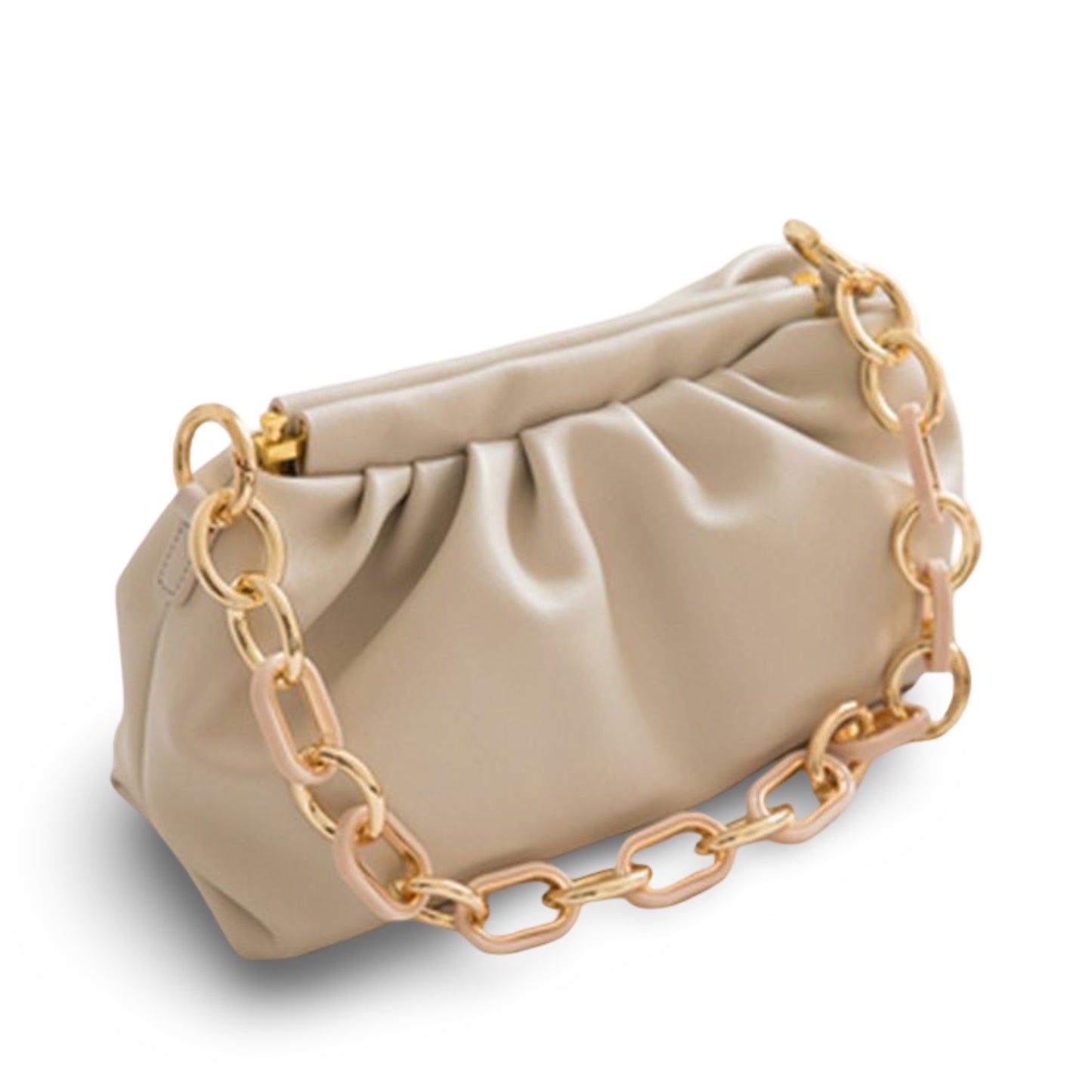 High Sense of Niche Western Style Fold Cloud Bag