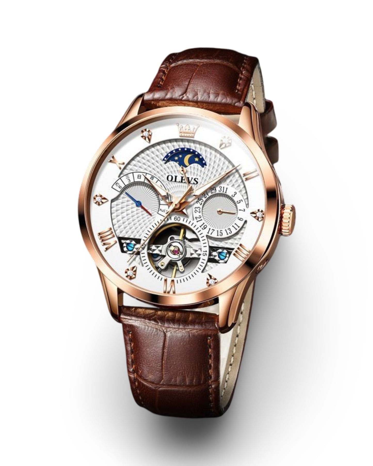 Multifunctional Luminous Hollow Flywheel Automatic Mechanical Watch