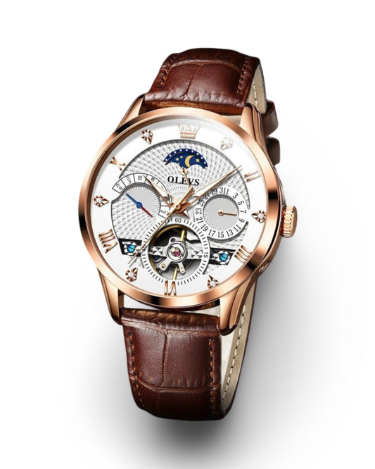 Multifunctional Luminous Hollow Flywheel Automatic Mechanical Watch